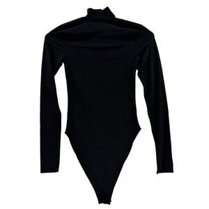 Zara Black Long Sleeve Bodysuit